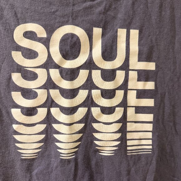 SoulCycle Renee Tank | Stonewash Distressed NWOT | Size M | White Stacked Logo - Picture 5 of 7